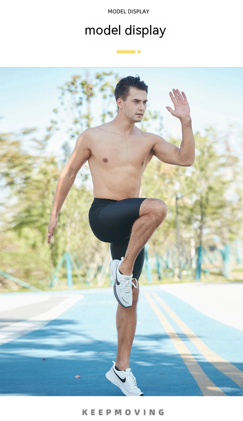 Title 7, Sports Workout Elastic Mens High Waist Hip Lif...