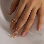 Fivela de dedo com conjunto de anel de cobre para uma pegada segura e elegante. Perfeito para uso diário e acessórios. — foto 10