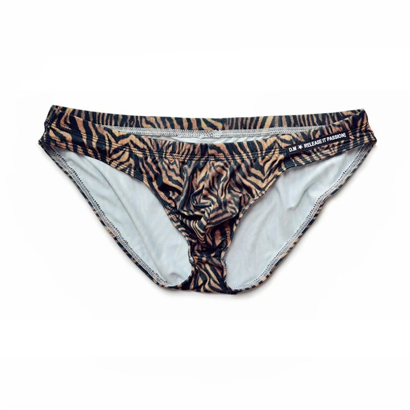Title 5, Breathable polyester shorts featuring leopard, ...