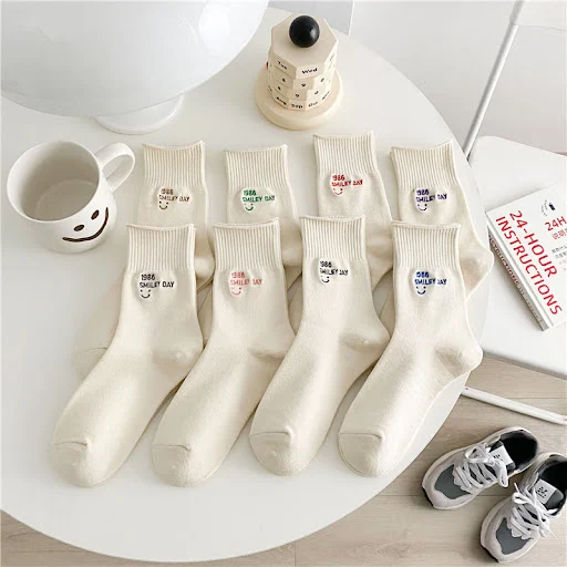 Title 8, Womens Fashion Casual Minimalist Mid-calf Sock...