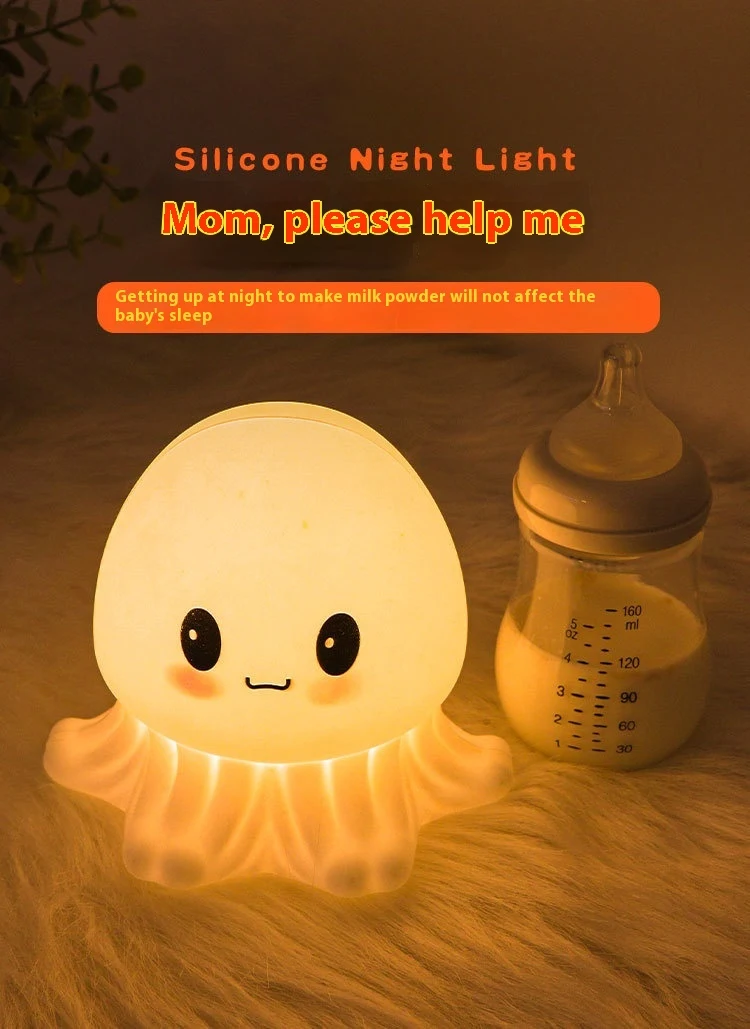 Title 3, Jellyfish KT-C Creative Octopus Silicone Sleepi...
