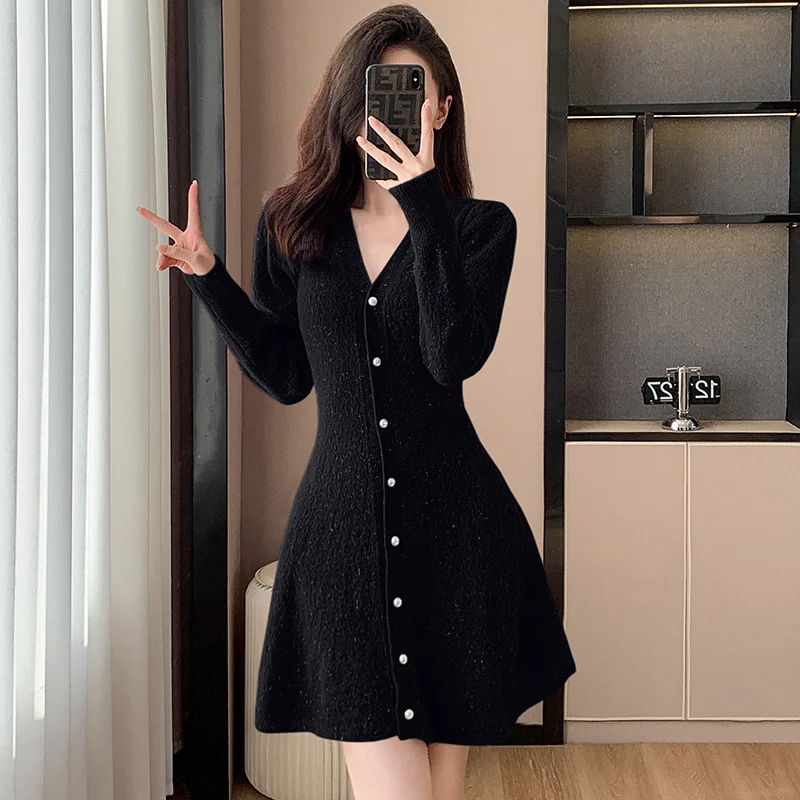 Title 3, Vestido casual de Ano Novo e Natal, com cintura...