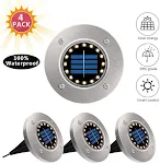 4pcs 16LED warm light