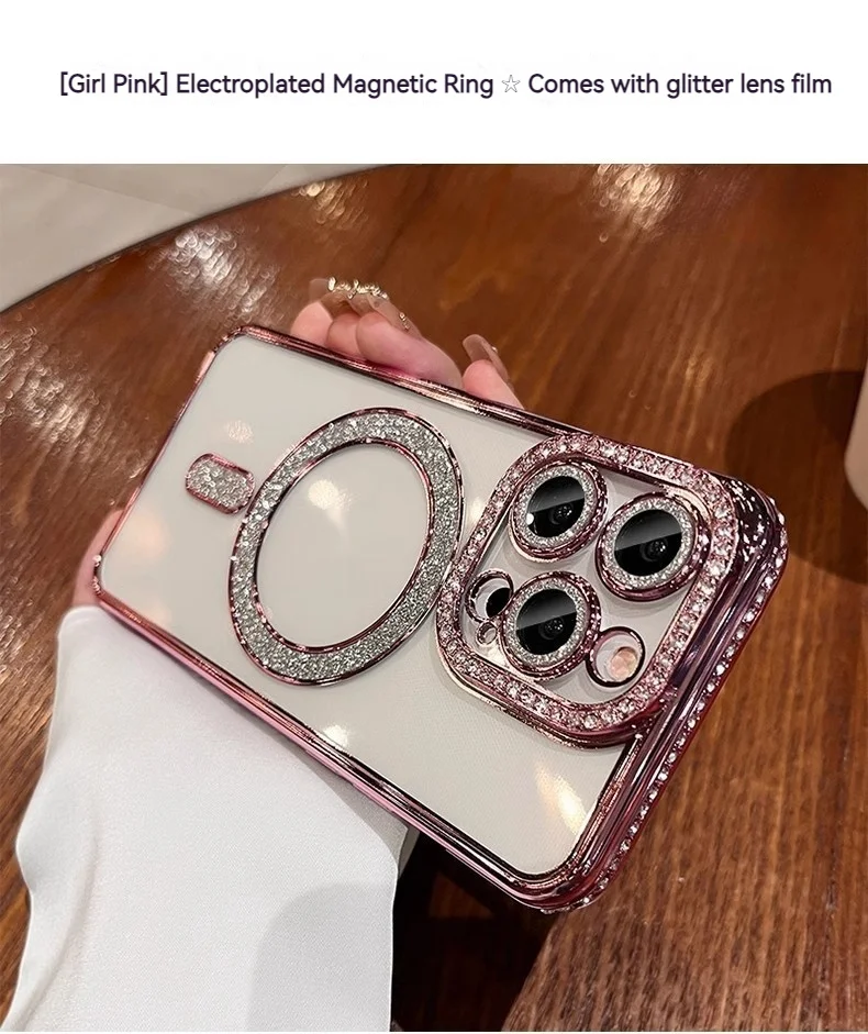 Title 11, Edge Drill Magnetic Transparent Phone Case Sili...