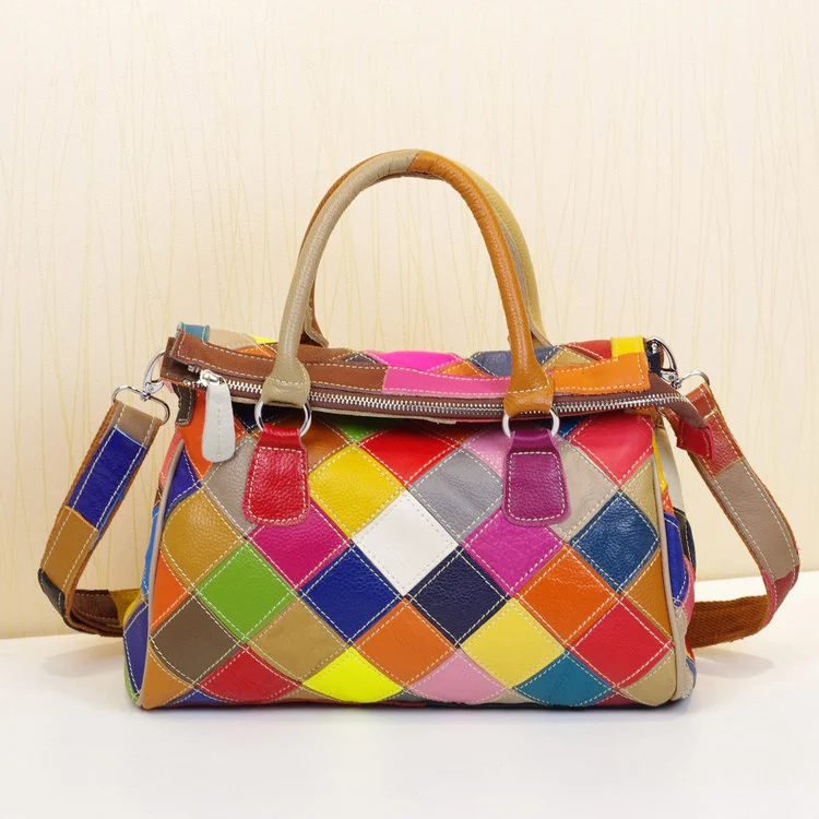 Title 2, Color matching portable messenger bag for women...