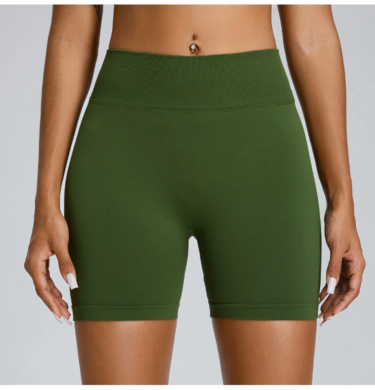 Title 3, Naadloze yoga shorts dames, high waist en drie-...