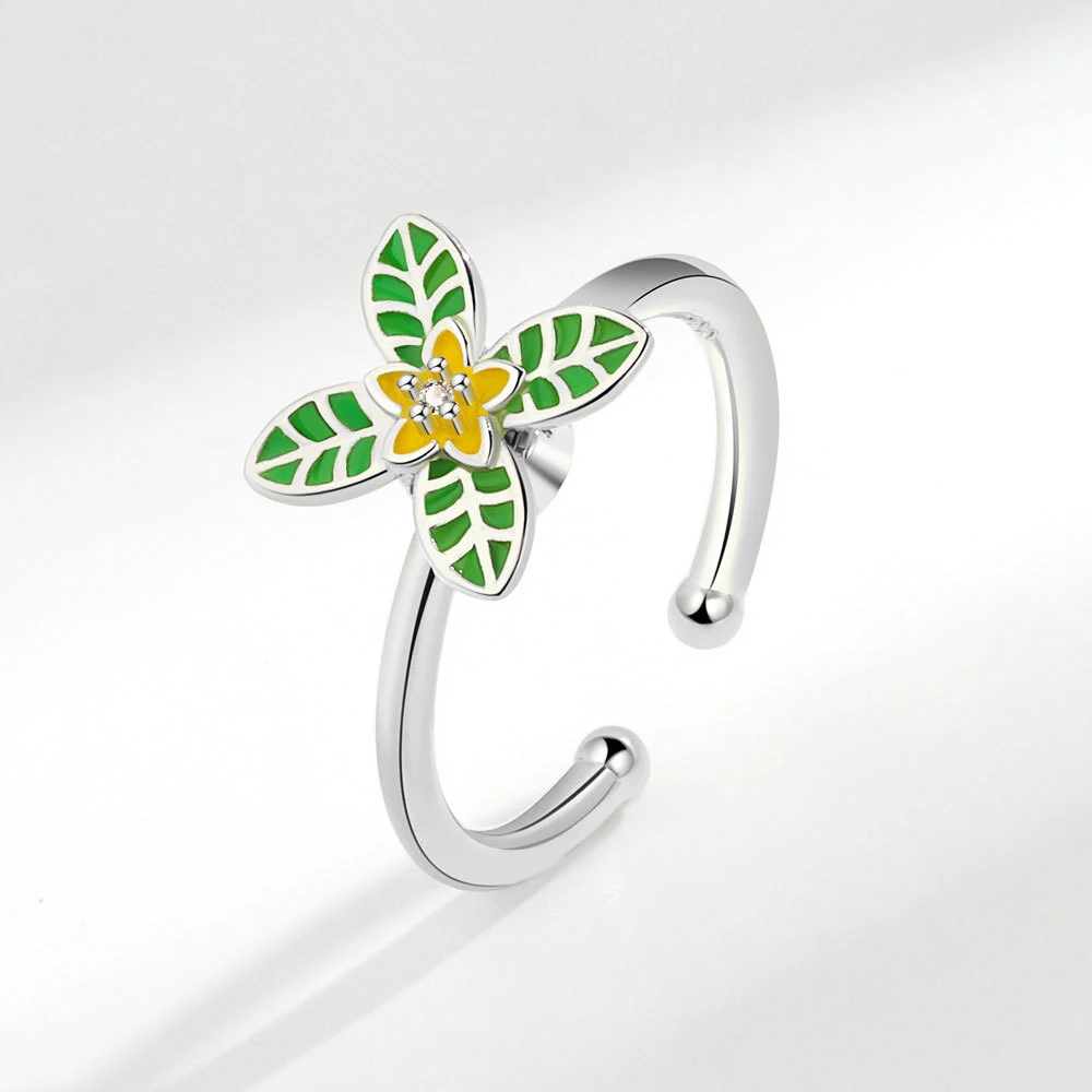 Anel Giratório Rotativo de Personalidade Fashion Feminino, Design Elegante, Ajustável, Joia Ideal para Mulheres, Presente Perfeito — foto 4