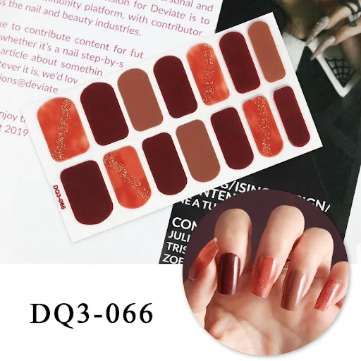 Title 26, Nail Art Color Nail Stickers Simple Fashion. Ea...