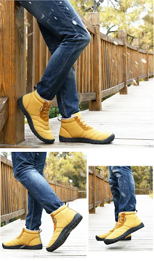 Title 6, Sapatos de cano alto de inverno com cadarço, ve...