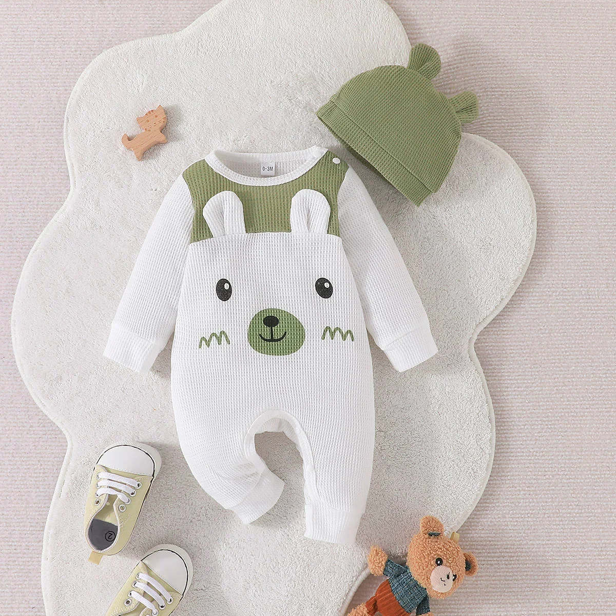 Title 9, Langarm Overall mit Hut Kinderkleidung Bequem u...