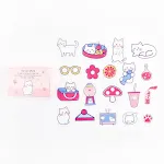 Licking cat