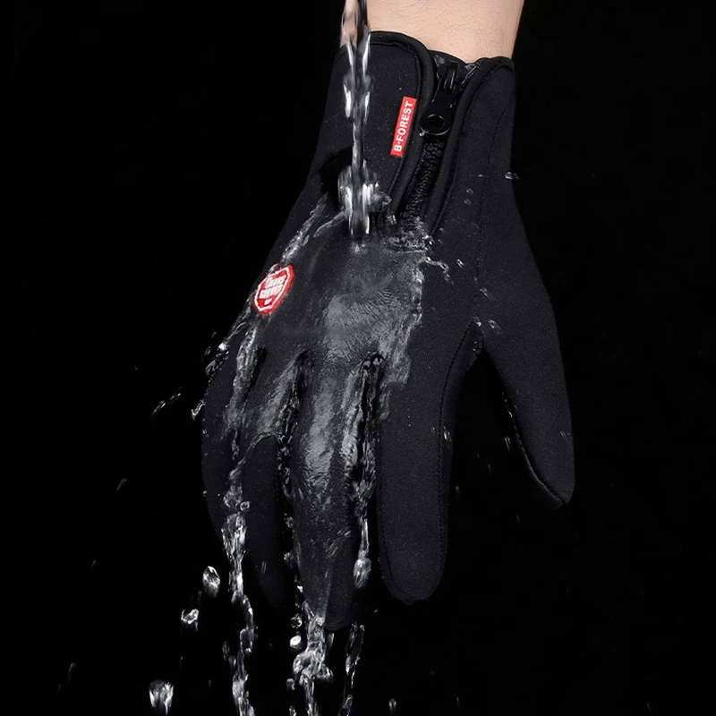 Winter Gloves Touch Screen Riding Motorcycle Sliding Waterproof Sports Gloves with Fleece Lining for Warmth and Grip in — photo 36