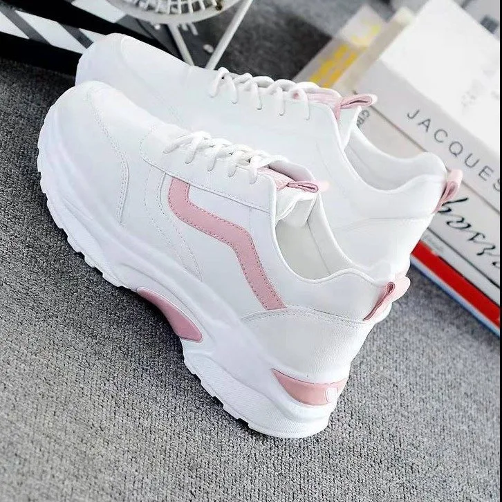Title 6, Korean version thick sole sneakers with breatha...
