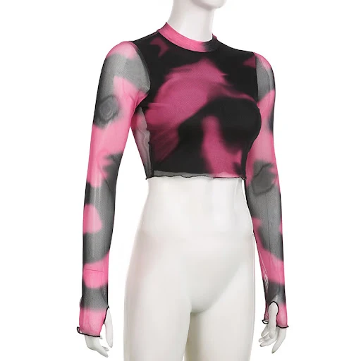 Title 7, Hot Girl Slim Half Turtleneck Blooming Sleeves ...