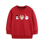Suéter Infantil de Algodão Tricot Gola Redonda Modelos Outono com Bordado de Desenho Animado Conforto e charme para crianças — foto 2