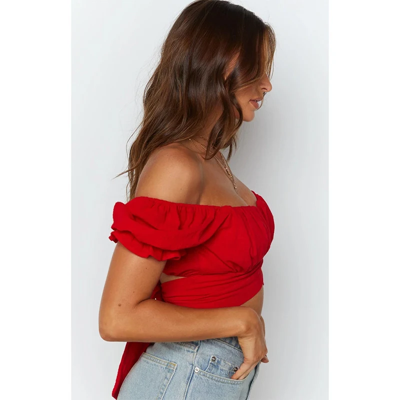 Title 10, Camisa de mujer plisada de manga corta New Lant...