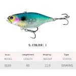 Isca Biomimética Submersível de Longo Alcance 60mm 11.9g para Pescaria. Atraia peixes com precisão e alcance impressionantes! — foto 4