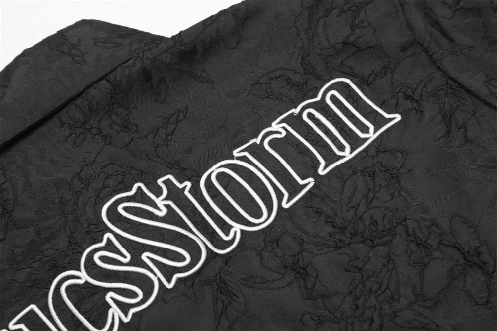 Title 8, Fashion Embroidered With Letters Short Sleeve S...