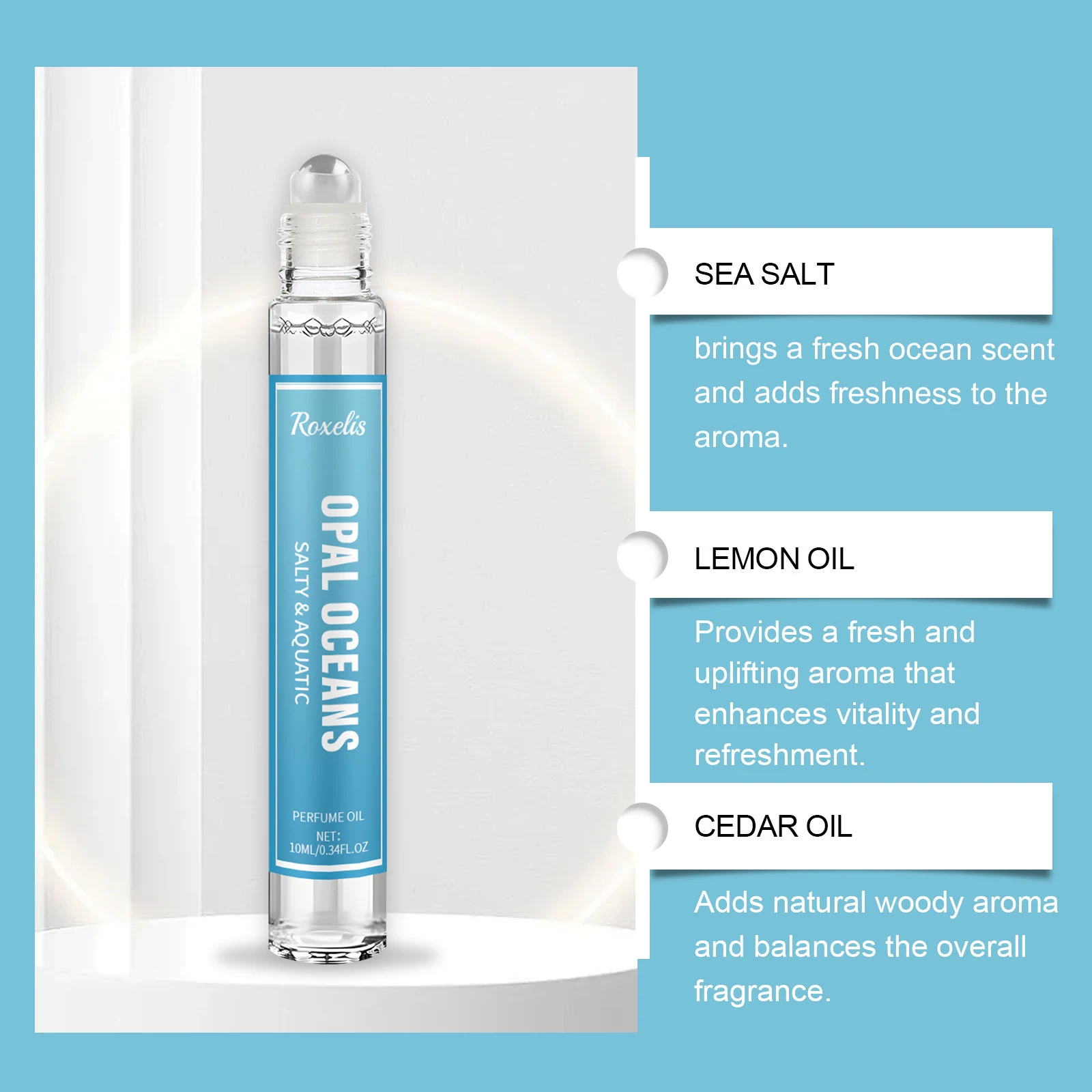 Title 10, Ocean Perfume Ball Natural Long Lasting Fragran...