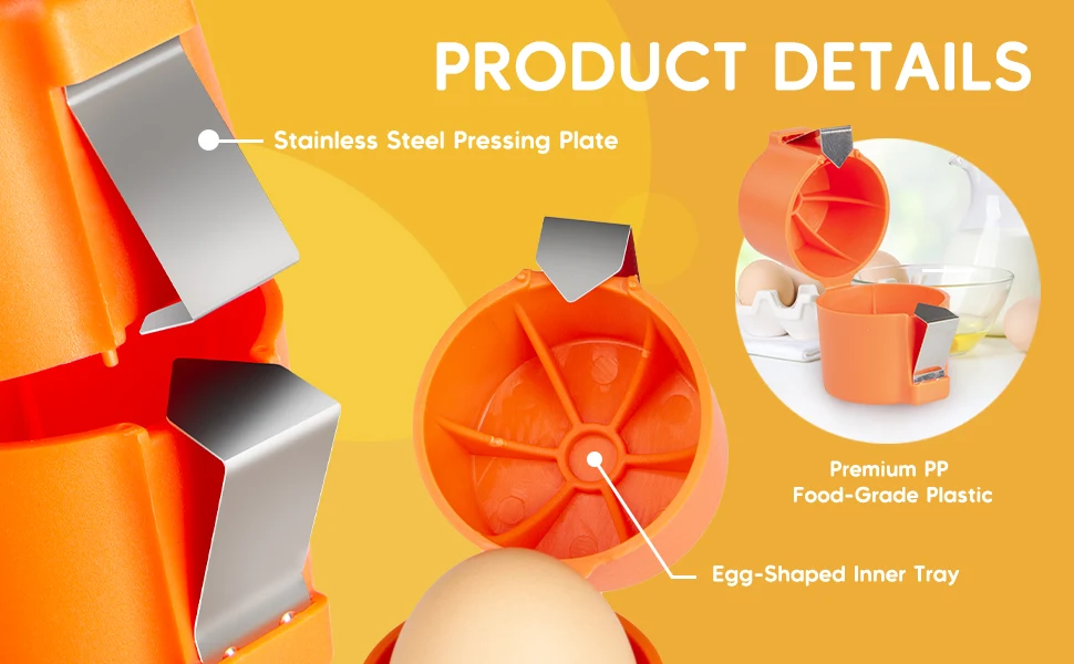 Title 18, Eggshell opener for hard boiled eggs, egg peele...