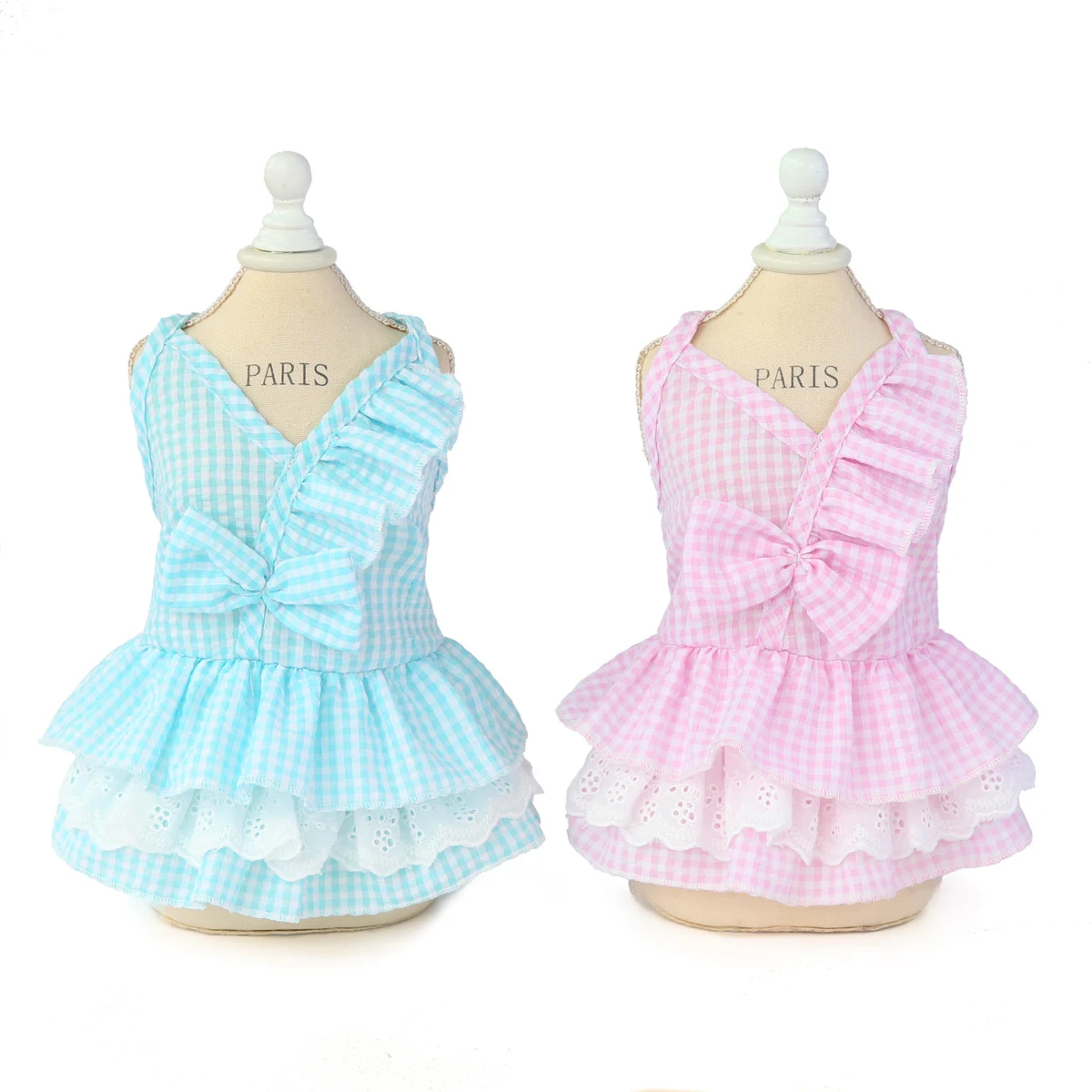Title 6, Bowknot dog dress, pet clothes, dog supplies, s...