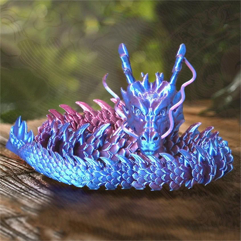 Title 2, Chinese Dragon Gift 3D Printing Creative Hand-m...