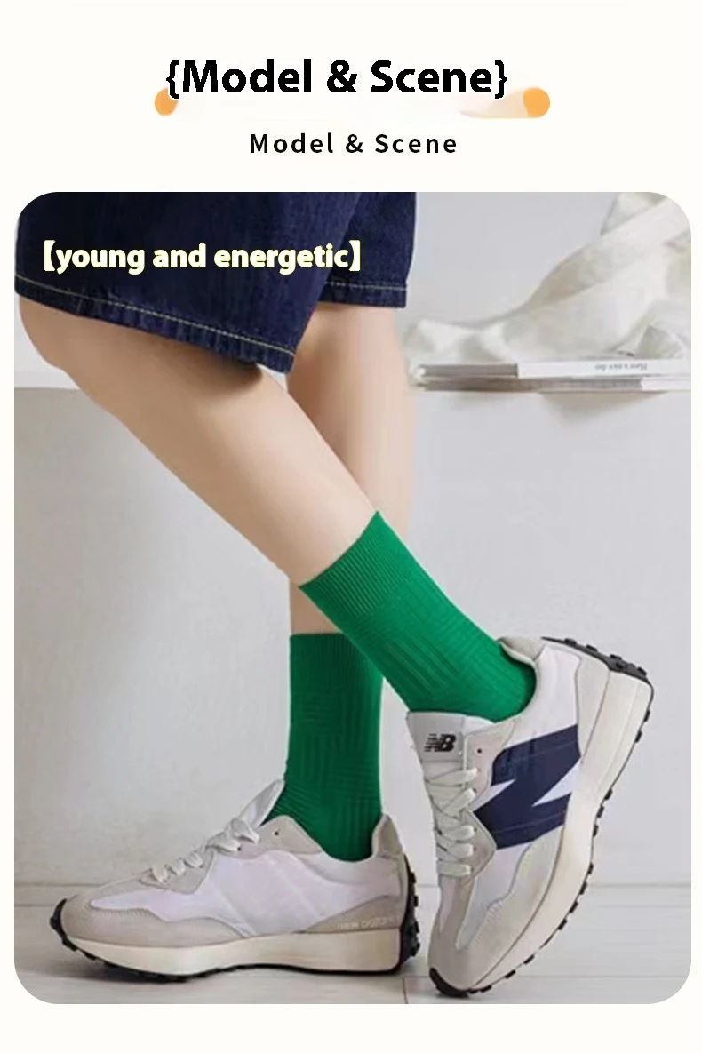 Title 6, Womens breathable wicking solid color socks, d...
