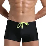 Men's Boxer Swim Trunks Fashion Lace-up Design Perfect for Swimming and Beach Quick Drying Comfortable and Adjustable Fi — photo 10