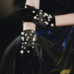 Black Velvet Pearl Short