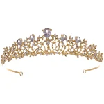 Coroa e acessórios de cabelo para vestido de noiva fashion, adicione brilho e elegância ao seu casamento. — foto 2