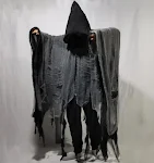Capa de Halloween Zombie com Estampa de Caveira Roupa Assustadora e Acessórios. Perfeita para Festas à Fantasia e Cosplay. — foto 9