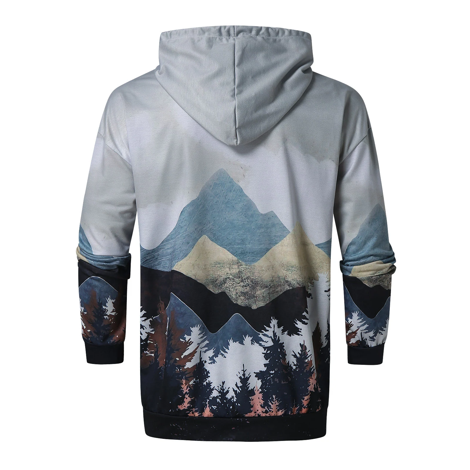 Title 7, Felpa con cappuccio casual super flessibile sta...