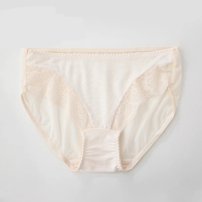 Haosangyuan Seidenunterwäsche, neue Mode, Spitze, bequem, atmungsaktiv, Mesh, sexy Höschen, ideal für den täglichen Komfort. — foto 2