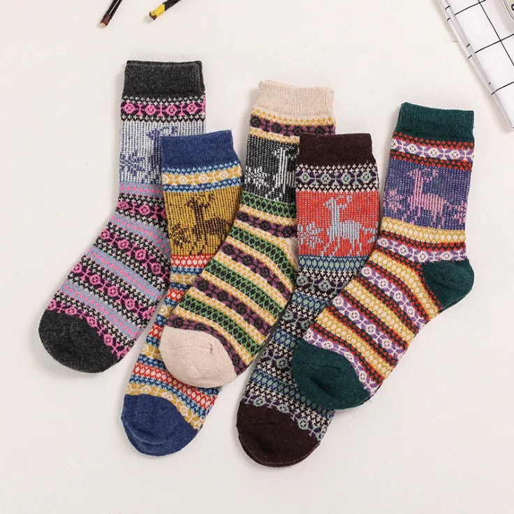 Title 11, Thick Needle And Thread Thickened Warm Wool Socks