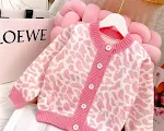 Polka Dot Cardigan Pink