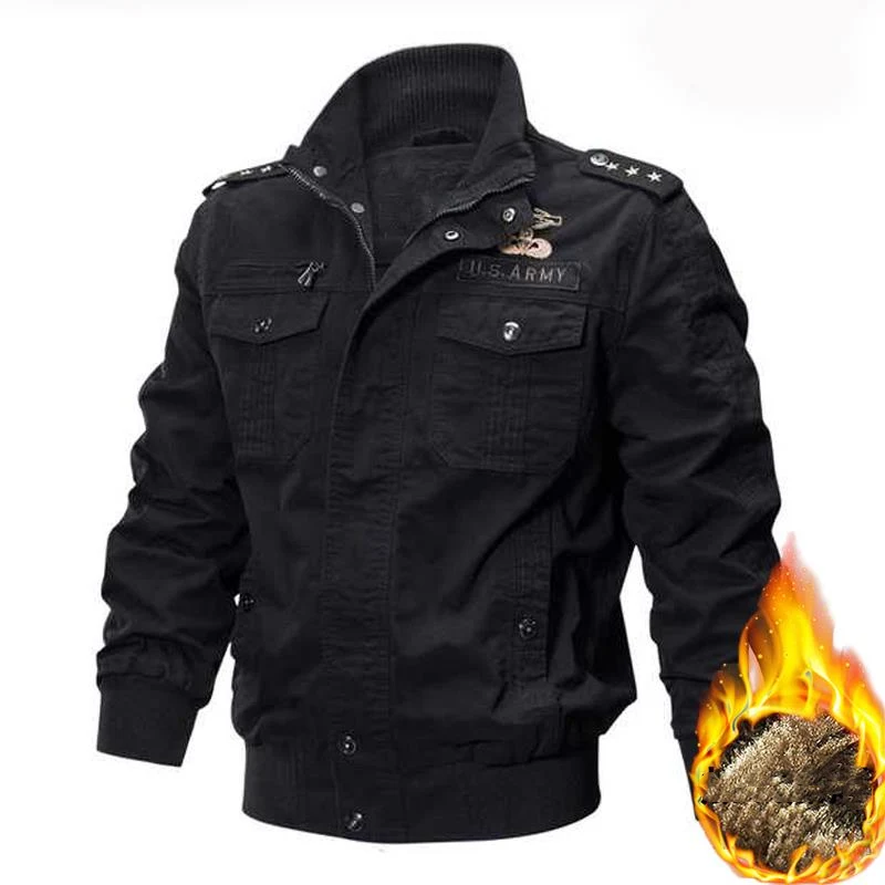 Men's Flight Jacket Baseball Uniform – Classic style and comfort. A versatile jacket perfect for everyday wear, outdoor — photo 1