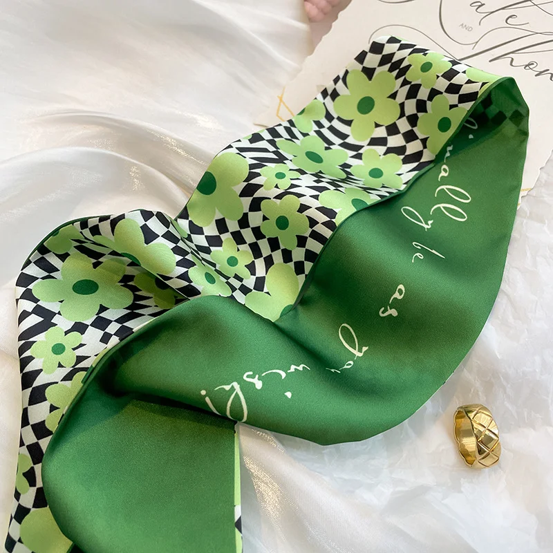 Women's Small Long Ribbon Decorative Scarf Ribbon Add an elegant touch to your look. Perfect for hair, neck, bags, and a — photo 16