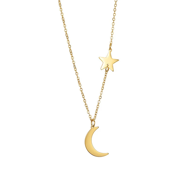 Colar feminino com pingente fofo em aço inoxidável. Joia elegante e charmosa, ideal para presentear e usar diariamente. Leve e resistente — foto 2