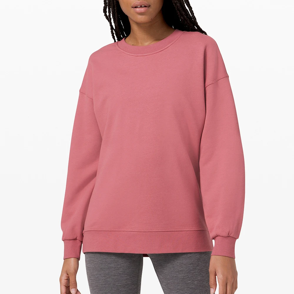Suéter casual de manga larga y cuello redondo para mujer. Cómodo y versátil, perfecto para uso diario. Ideal para un look relajado y elegante. — foto 2