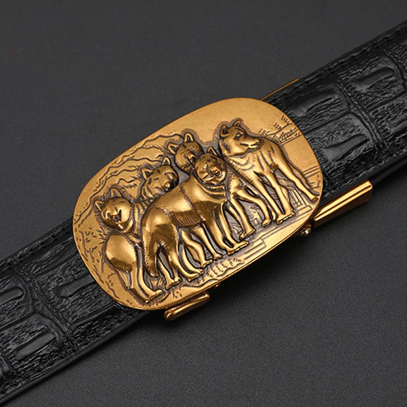 Title 1, Mens automatic buckle leather belt. Experience...
