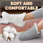 Winter Woolen Socks Women Thicken Warm Home Bedroom Socks Slippers Men Non-slip Foot Warmer Snow Socks Calcetines Mujer — photo 1