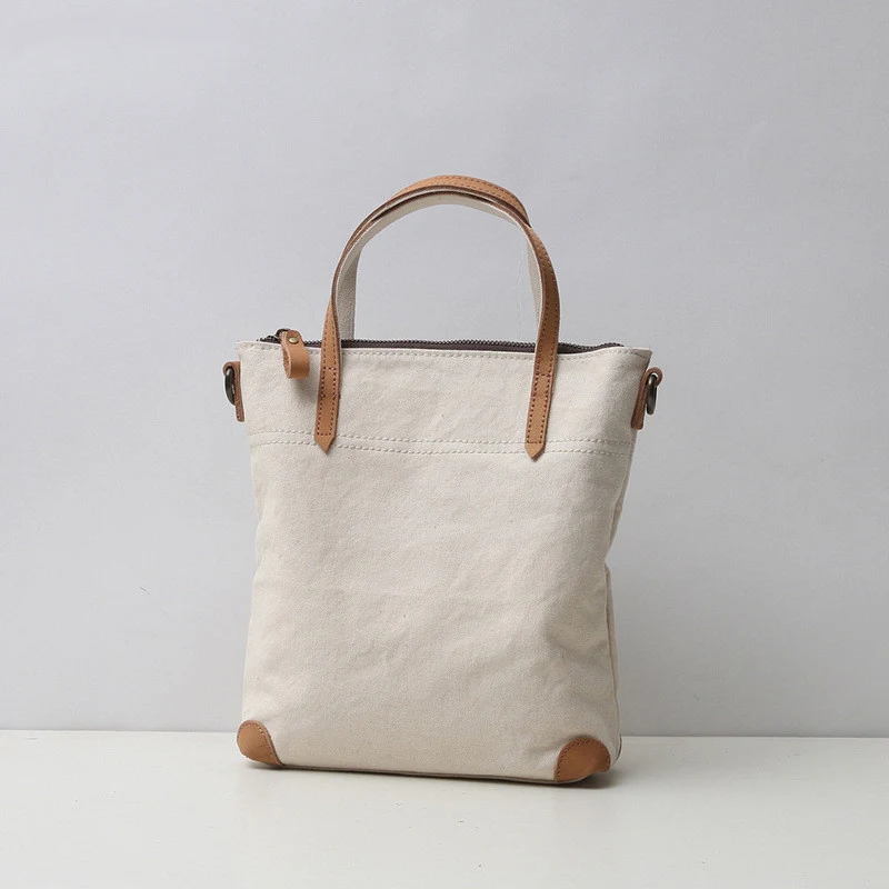 Title 5, Bolsa feminina de lona bolsa de ombro único est...