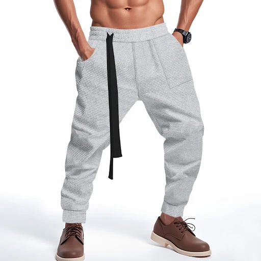 Title 14, Pantalons Décontractés Homme Amples Cheville Li...