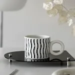 Geometric Corrugated Mug