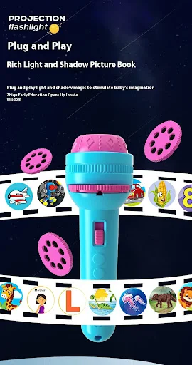 Title 2, Flashlight Luminous Toy Picture Recognition Chi...