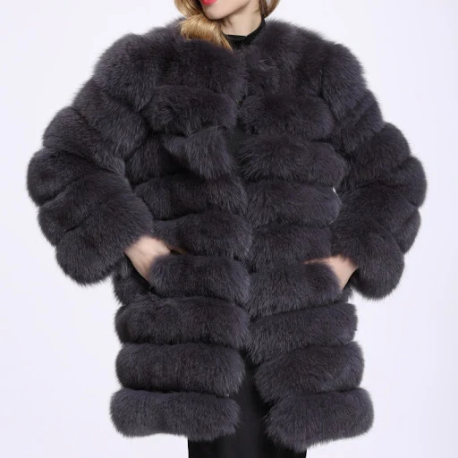 Title 4, Ladies Luxury Long Fur Coat