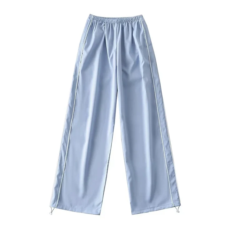 Women's Drawstring Striped Quick-drying Casual Pants. Comfortable and easy to wear, ideal for everyday activities and wa — photo 8