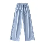 Women's Drawstring Striped Quick-drying Casual Pants. Comfortable and easy to wear, ideal for everyday activities and wa — photo 8