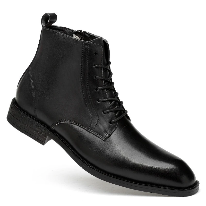 Title 4, Botas Martin Masculinas de Couro de Negócios de...