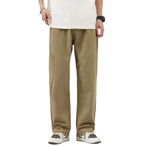 Title 3, Mens Casual Working Pants Loose Cotton Comfort...